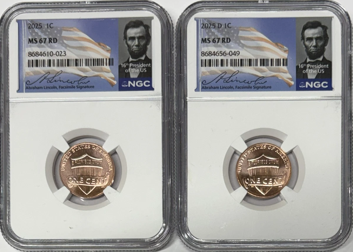 MS 67 Graded Lincoln Shield Small Cents (2010-Now) for sale | eBay