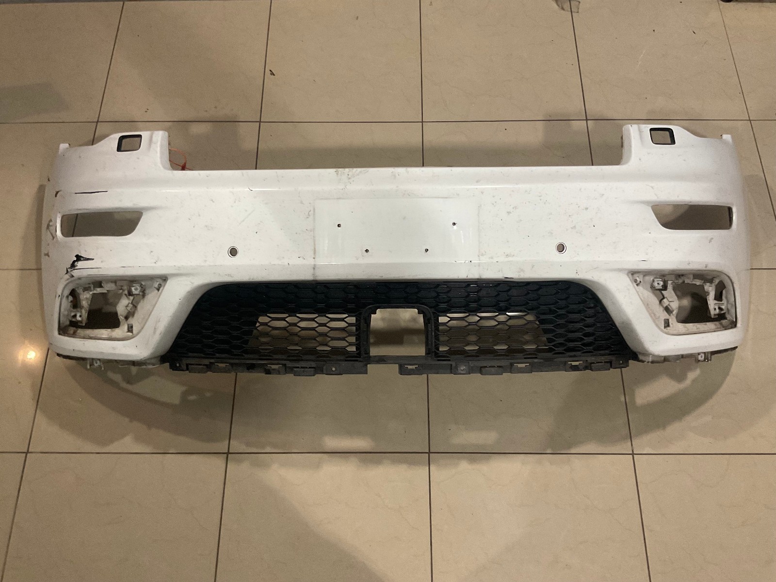 FRONT BUMPER White 2017-2021 JEEP GRAND CHEROKEE Summit  6CG70TRMAA