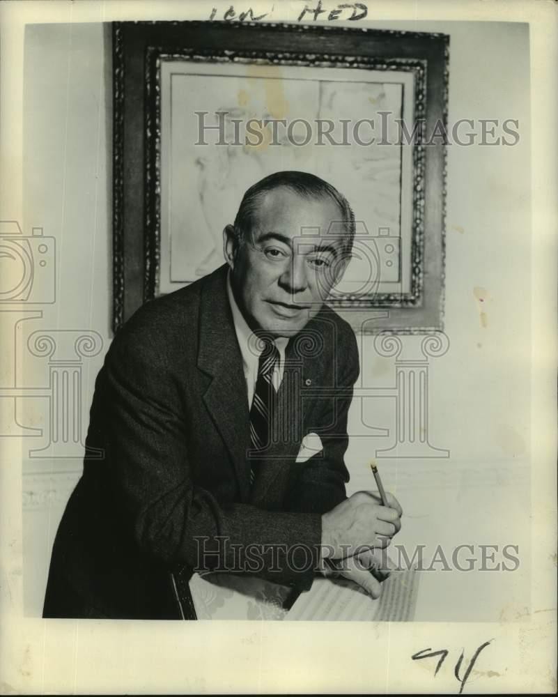 1962 Press Photo Composer Richard Rodgers - nop72095
