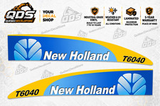 Fits New Holland T6040 Tractor Hood Decal Kit Laminated Vinyl