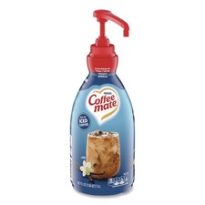 Coffee-Mate 31803 1.5L Liquid Coffee Creamer Pump Bottle - French Vanilla New