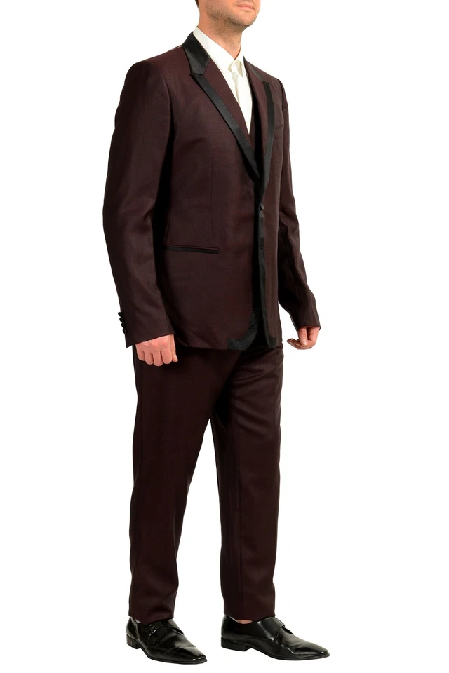 Traje Dolce & Gabbana Hombre Lana Seda Tres Piezas Dos Botones US 46 IT 56 Foto 2 de 4