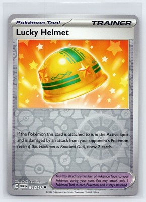 Lucky Helmet Reverse Holo SV06: Twilight Masquerade 158/167 - NM Condition