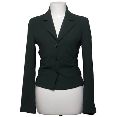 Zara, Blazer, Größe: S, Grün, Elasthan/Polyester, Einfarbig, Damen #Tmg
