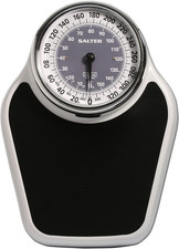 Pro-Helix Oversized Analog Bathroom Scale with Anti-Slip Mat, 400 LB