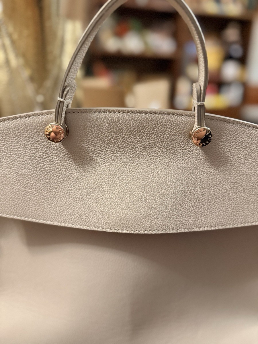 【182】フルラFURLA PIPER BHV0 ARE NWT Furla Piper Ladies Large Leather Top Handle Satchel Bag Indigo