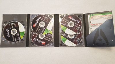 Mass Effect Trilogy (Xbox 360)   Original Case   Missing Outer Sleeve   Tested