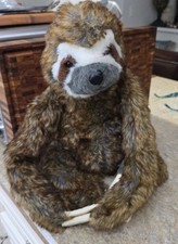Melissa And Doug 15  Plush Sloth Stuffed Animal With Attaching Hands Brown