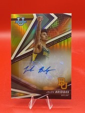 2022-23 Bowman's Best University Auto Gold Refractors Jalen Bridges #46/50 