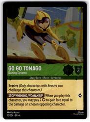 Disney Lorcana Go Go Tomago - Darting Dynamo 73/204 Azurite Sea Cold Foil Rare