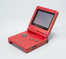 (MA5) Nintendo Game Boy Advance SP Console Red AGS-001 (No Charger)