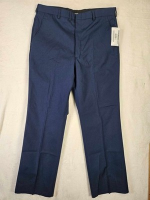 Defense Logisitics Agency Uniform Pants Mens Size 38R Pockets Navy Blue