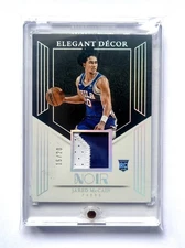 2024 JARED MCCAIN RC /99 NOIR GAME WORN PATCH ELEGANT DECOR ROOKIE SSP HOLO