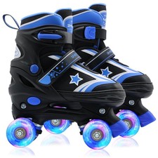 Roller Skates for Kids Girls and Boys with Light-Up Wheels  Adjustable Size ...