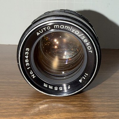 Mamiya-Sekor 55mm f1.4 M42 Screw Mount Lens w/ Rear Cap