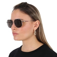 Carrera Grey Pilot Unisex Sunglasses CARRERA 1035/GS 0010./IR 58 CARRERA 1035/GS
