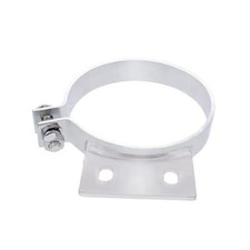 10295 - Exhaust Clamp - 6" Peterbilt Chrome Exhaust Clamp