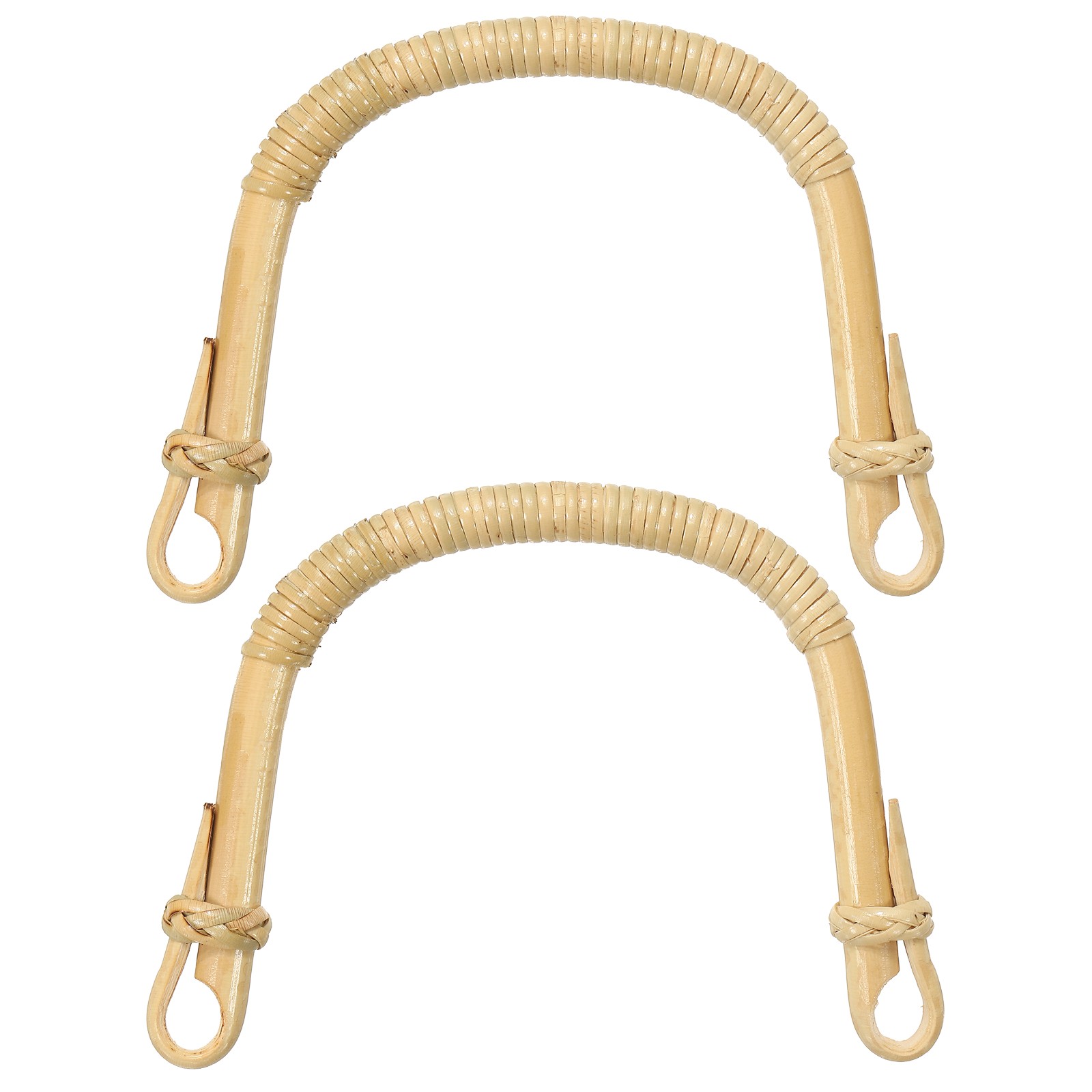 2Pcs Teapot Handle U-Shape Handle Replacement for Span 4.3"-5.1" Rattan Winding