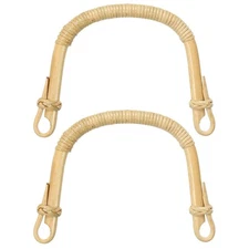 2Pcs Teapot Handle U-Shape Handle Replacement for Span 4.3"-5.1" Rattan Winding