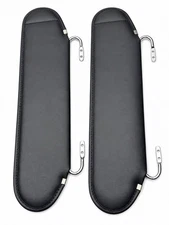 Interior Sunvisor Sun Visors Set for Jeep Wrangler YJ 87-95 Black-Pair thumbnail 1