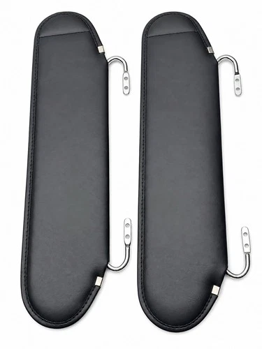 Interior Sunvisor Sun Visors Set for Jeep Wrangler YJ 87-95 Black-Pair