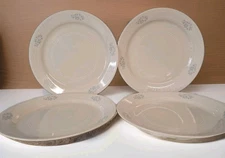 Lot Of 4 Corelle Lace Bouquet Dinner Plates 10 Inch