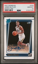 2021 PANINI DONRUSS SIGNATURE #249 JARED BUTLER PSA 10
