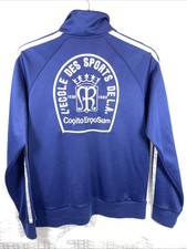 Scotch And Soda Blue White Track Suit Jacket L'Ecole Des Sports De LA Vintage XL