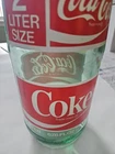 Vintage 2 liter, green glass  Coca-Cola bottle