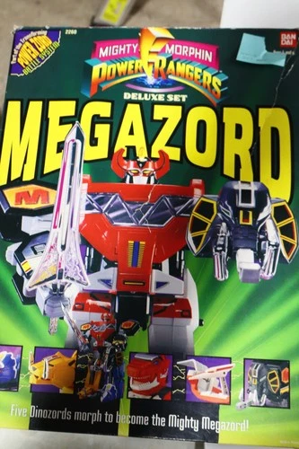 Vintage 1993 i Mighty Morphin Power Rangers Deluxe Megazord #226 MISSING 1 horn