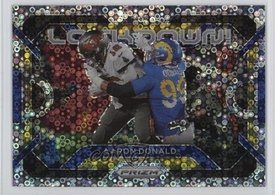 2023 Panini Prizm Lockdown No Huddle Prizm Aaron Donald #LD-4 1q3d