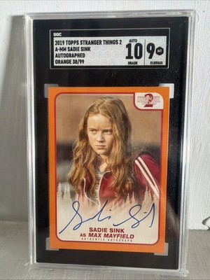 Sadie Sink As Max Mayfield - 2019 Topps Stranger Things 2 #A-Mm Orange /99 RARE 