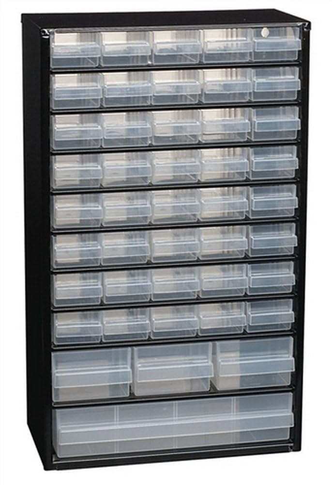 Raaco Steel Storage Cabinet, Tall 44-Drawer (C11-44)