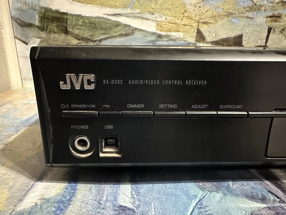 JVC RX-D202 Audio/Video Control Receiver Digital Amplifier - No Remote - Image 2 of 4