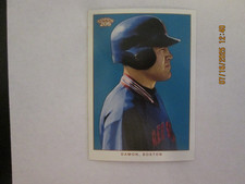 JOHNNY DAMON RED SOX 2002 TOPPS 206 BLUE JERSEY CARD #198  FREE SHIP