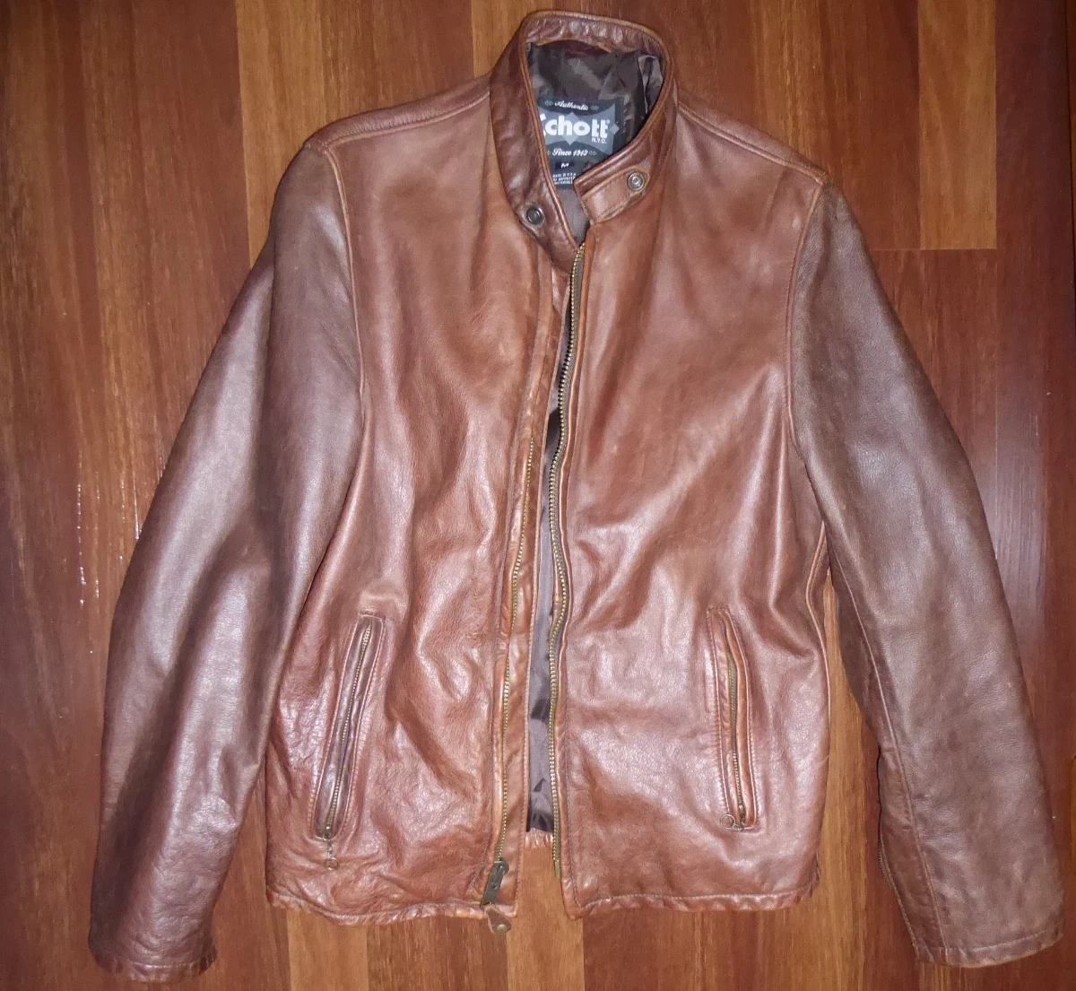 vintage schott motorcycle jacket products for sale | eBay