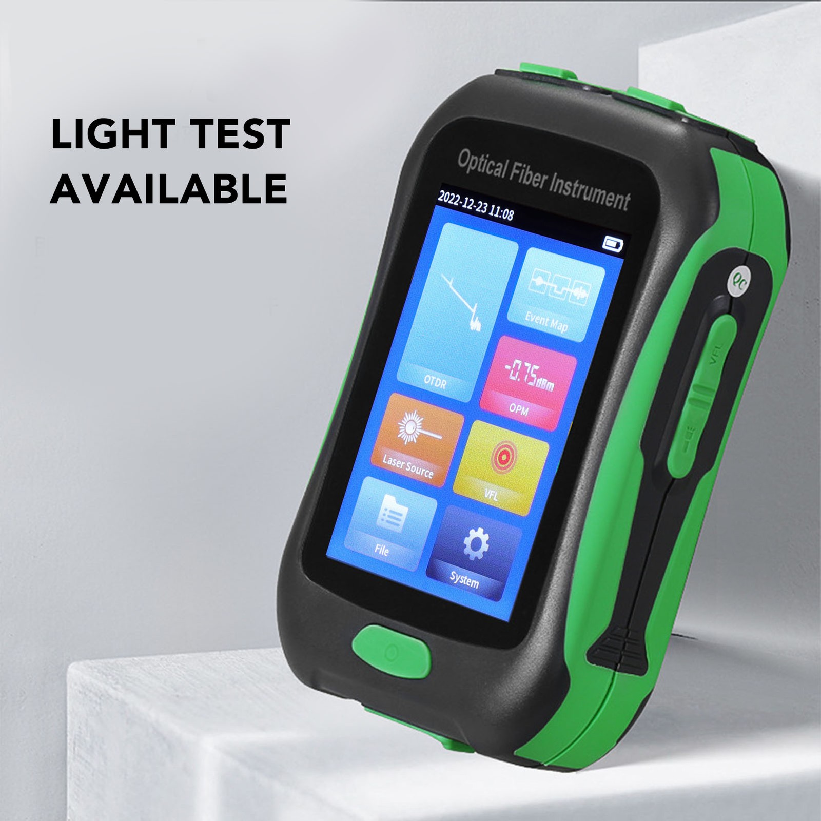 Compact OTDR Fiber Optic Tester For FTTx Construction Recommended