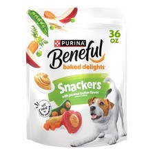 Soft Baked Dog Treats with Peanut Butter Flavor, 36 oz Pack of Delicious
