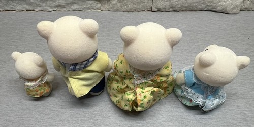 Sylvanian Families White Polaris Polar Bear Family Baby Calico Critters Flair - Picture 5 of 6