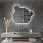 32"x27'' LED Lighted Bathroom Mirror Wall Vanity Makeup Mirror Dimmable Anti-fog — photo 6