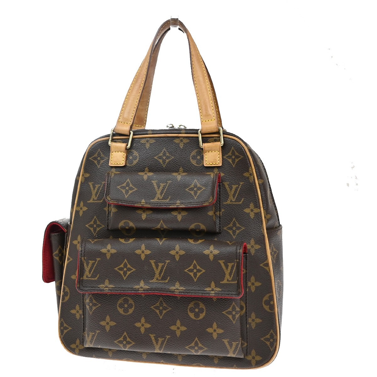 LOUIS VUITTON Excentri Cite Monogram Leather Tote Bag M51161 Made in France-image