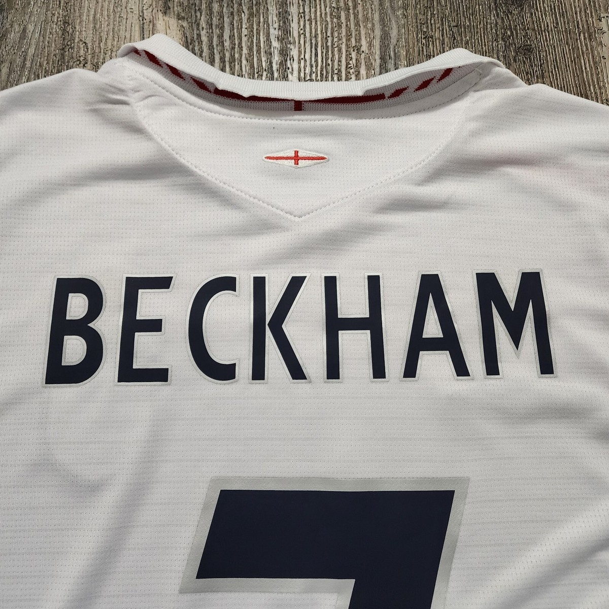 2006 Umbro England Home Soccer Jersey David Beckham Men XL