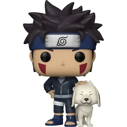 Naruto Kiba With Akamaru Pop! Vinyl Figure + Protector!