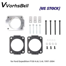 Throttle Body Spacer Kit for 97-04 Ford F150 Expedition 4.6L 5.4L 98-99 Lincoln 