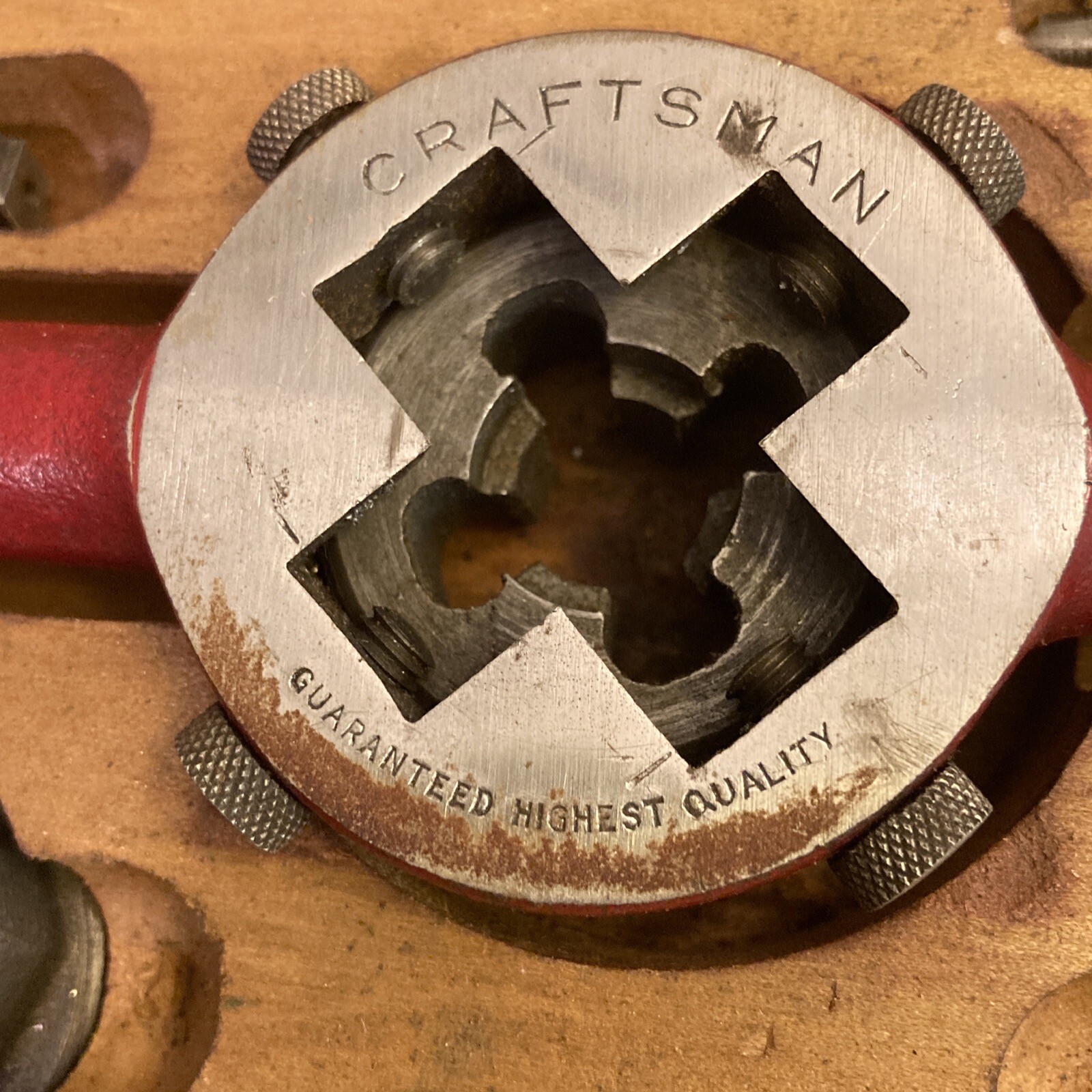 Vintage Craftsman Tap and Die Set 5501 Wood Case eBay