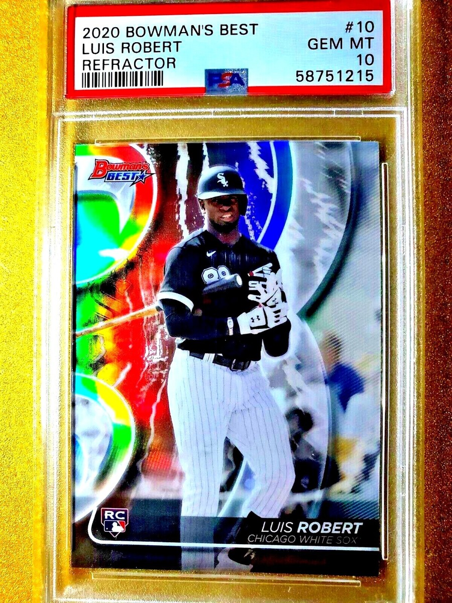 2020 Bowman Best Refractor Luis Robert Rookie RC PSA 10 GEM