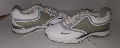 Nike Lunarlon Flywire, Lunar Links Women's Golf Shoes, Size 9.5, 552076-102, 