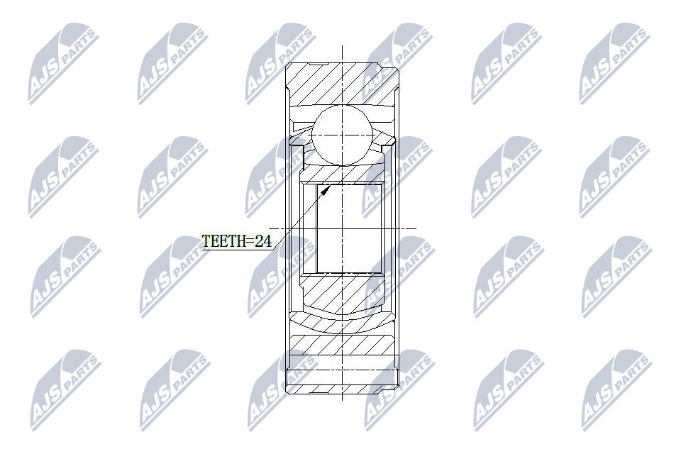 JOINT KIT DRIVE SHAFT NPW-HY-521 FOR HYUNDAI KIA J3 2.9L D4BH 2.5L 4cyl TERRACAN - Image 7