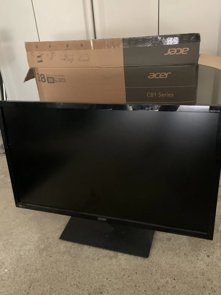 NEW Acer CB281HK 28" LED LCD 4K UHD 2160p FreeSync Monitor 16:9 MAKE OFFER - Image 4 of 4