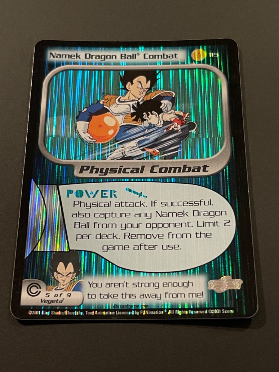 DRAGON BALL Z CCG NAMEK DRAGON BALL COMBAT #115 FOIL UNLIMITED